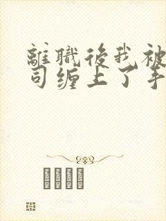 离职后我被前上司缠上了手机版封面