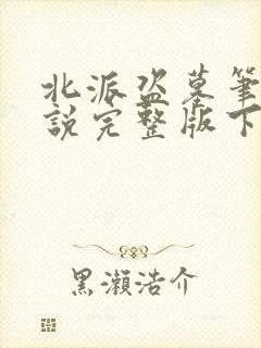 北派盗墓笔记小说完整版下载txt