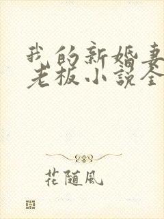 我的新婚妻子菜老板小说全文阅读