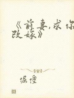 《前妻,求你别改嫁》