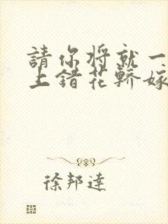 请你将就一下和上错花轿嫁对郎