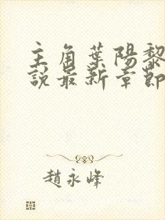 主角叶阳黎洁小说最新章节更新