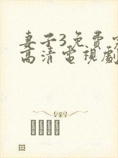 妻子3免费完整高清电视剧在线观看封面