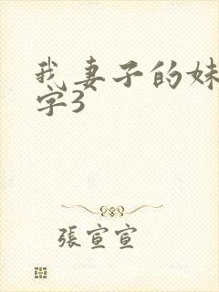 我妻子的妹妹中字3