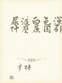 尿液白色浑浊是什么原因引起的