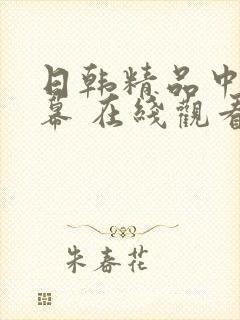 日韩精品中文字幕 在线观看