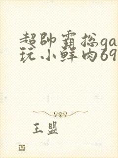 超帅霸总gay玩小鲜肉69封面