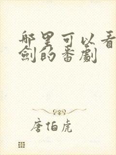 哪里可以看雷火剑的番剧