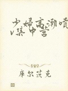 少妇高潮喷水av集中营