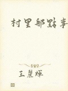 村里那点事儿