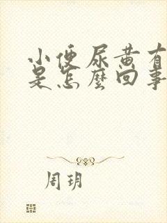 小便尿黄有异味是怎么回事