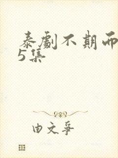 泰剧不期而爱15集封面