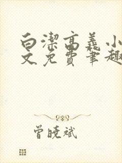 白洁高义小说全文免费笔趣阁阅读高封面