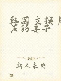 韩国 交换 朋友的妻子