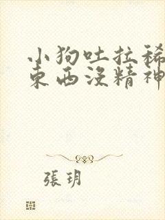 小狗吐拉稀不吃东西没精神怎么办