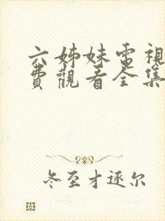 六姊妹电视剧免费观看全集高清封面