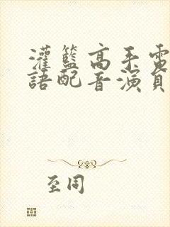 灌篮高手电影国语配音演员表