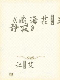 《藏海花·三日静寂》