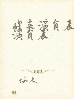 醒来演员表全部演员表