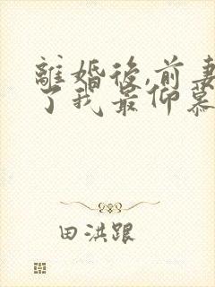 离婚后,前妻成了我最仰慕的歌坛天后短剧封面