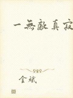 一无敌真寂寞