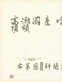 高潮国产 喷水视频