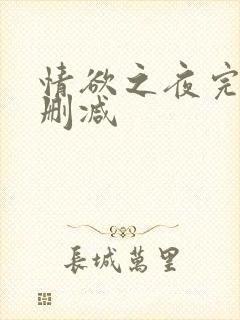 情欲之夜完整无删减