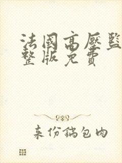 法国高压监狱完整版免费封面