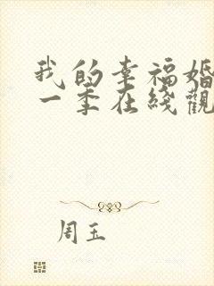 我的幸福婚约第一季在线观看