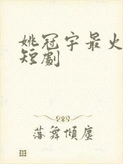 姚冠宇最火十部短剧