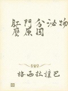 肛门分泌物是什么原因封面