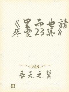 《里面也请好好疼爱23集》封面