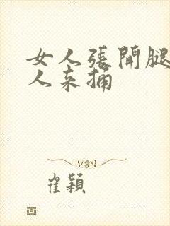 女人张开腿让男人来捅