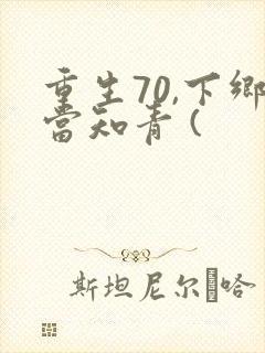 重生70,下乡当知青 (