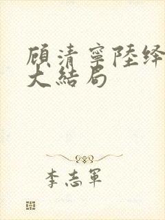 顾清宁陆绎后续大结局