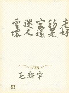 雪迷宫的老舅是坏人还是好人