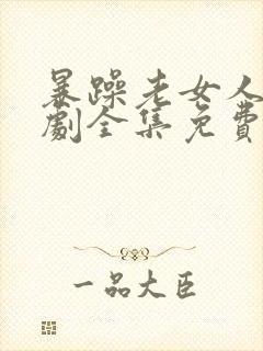 暴躁老女人电视剧全集免费观看