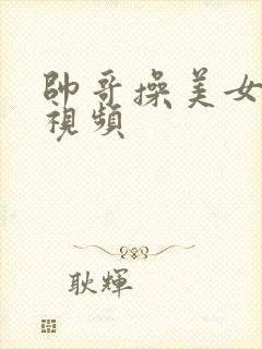 帅哥操美女逼的视频