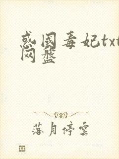 惑国毒妃txt网盘