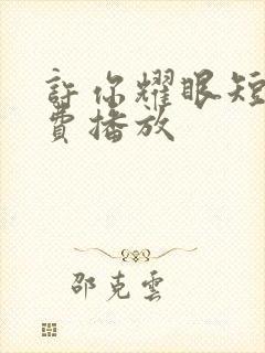 许你耀眼短剧免费播放