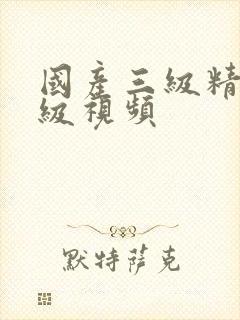 国产三级精品三级视频