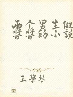 两个男生做酿酿酱酱的小说