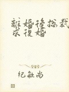 离婚后总裁哭着求复婚