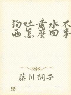 狗吐黄水不吃东西怎么回事怎么治疗