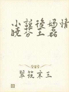 小说后妈情深杨晓芬王磊