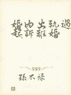 婚内出轨过错方起诉离婚