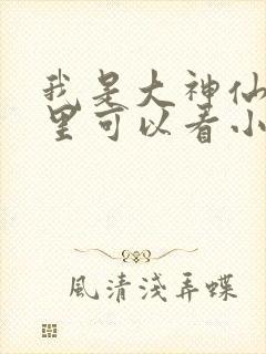 我是大神仙在哪里可以看小说