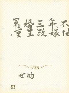 军婚三年不圆房,重生改嫁他首长全书下载