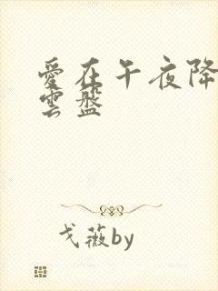 爱在午夜降临前云盘