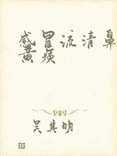 感冒流清鼻涕有黄痰